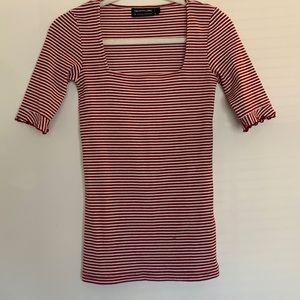 Anthropologie stripped blouse. Size XS!